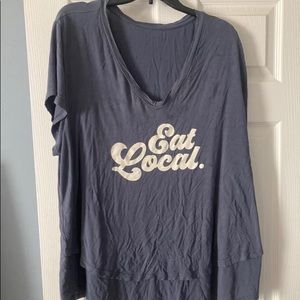 Latched Mama Eat Local nursing shirt!! 2XL